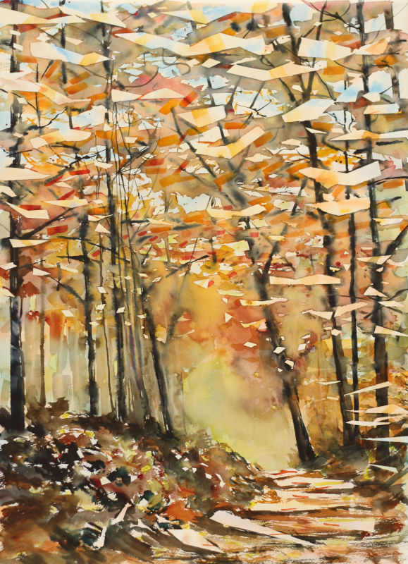 peinture aquarelle paysage 