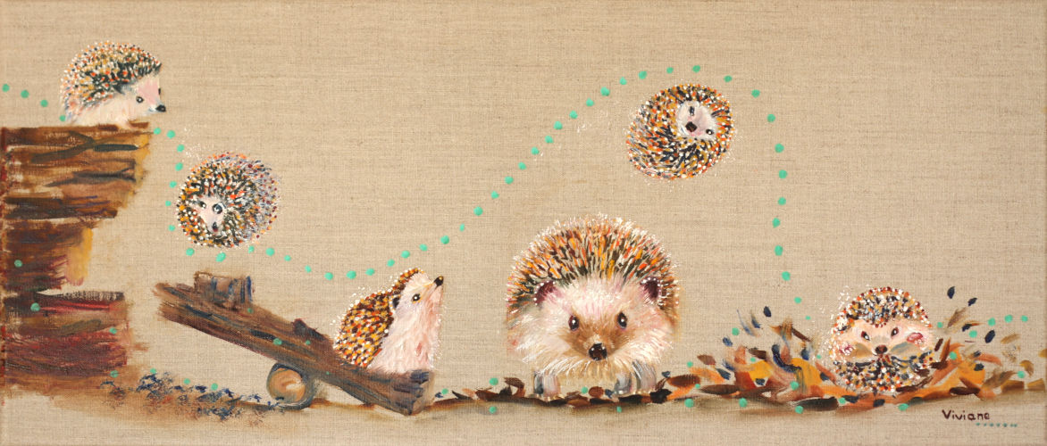 peinture huile animaux