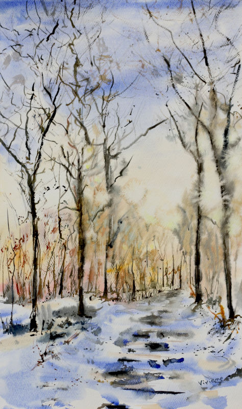 peinture aquarelle paysage 