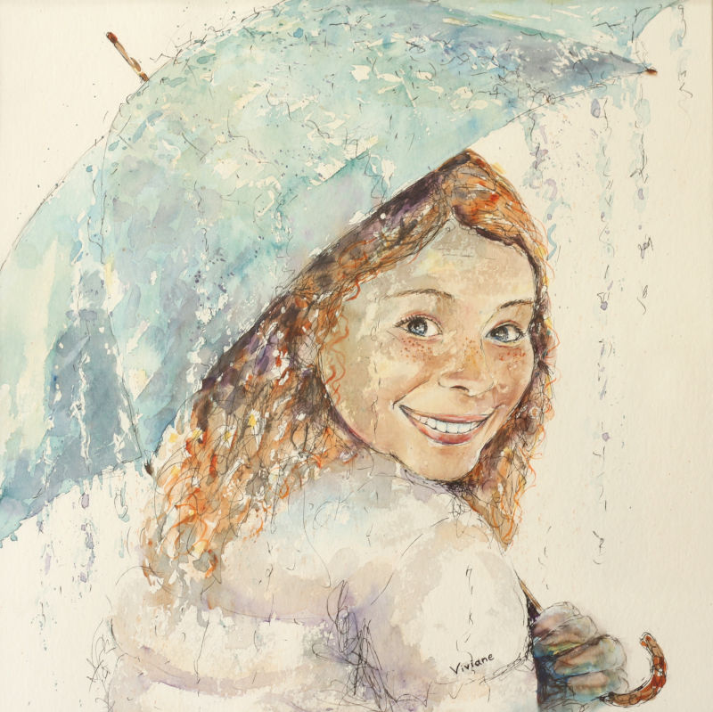 peinture aquarelle portrait